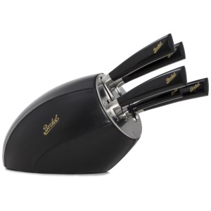 Berkel - Bloc couteau X5 Elégance cuir noir 