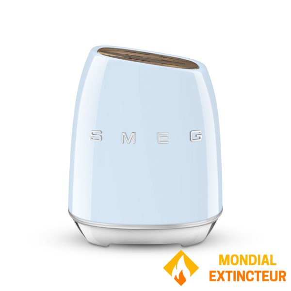 Smeg - Bloc 6 couteaux Années 50 bleu azur
