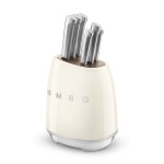 Smeg - Bloc 6 couteaux Années 50 crème