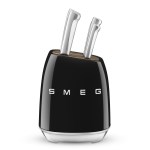 Smeg - Bloc 6 couteaux Années 50 noir