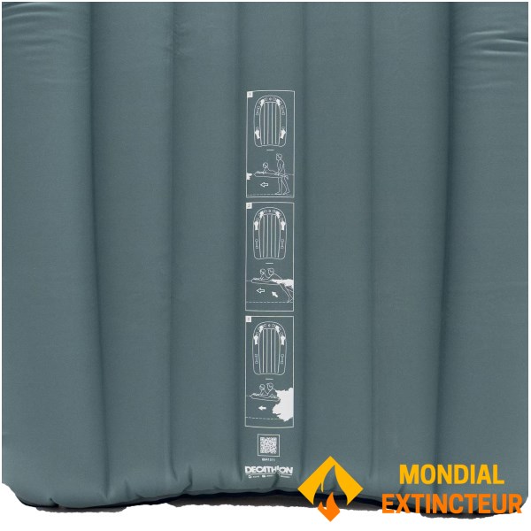 Decathlon - Bodyboard gonflable  DISCOVERY TANDEM GRIS BLEU 