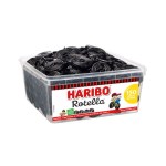 Haribo - Boite de bonbons Rotella réglisse - 1.12 kg