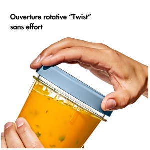 Oxo - Boites de conservation X2 Twist & Stack 900 ml
