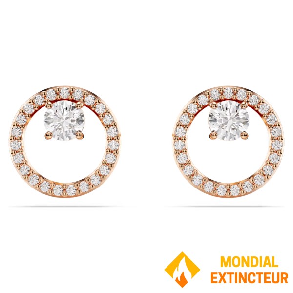 Swarovski - Boucles d’oreille Constella blanche