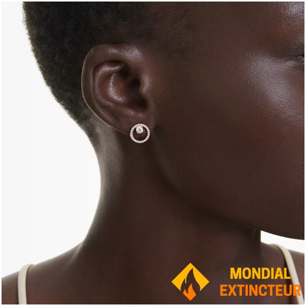 Swarovski - Boucles d’oreille Constella blanche