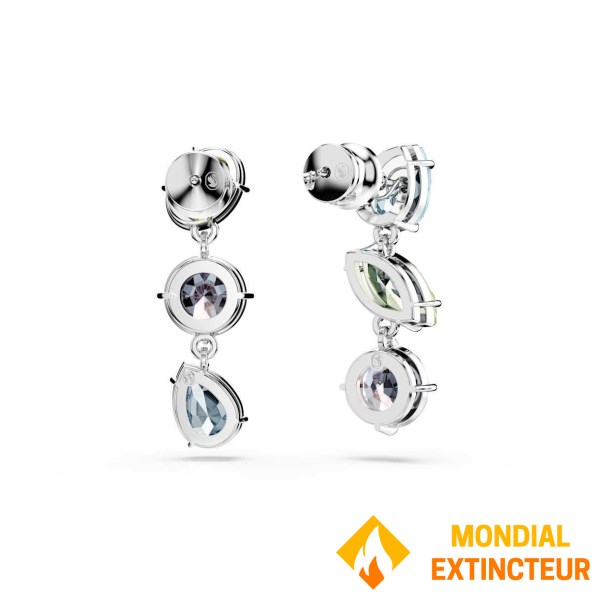 Swarovski - Boucles d’oreilles Gema asymétrique Multicolores