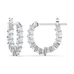 Swarovski - Boucles d’oreilles Matrix Vittore blanches