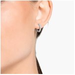 Swarovski - Boucles d’oreilles Matrix Vittore blanches