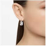 Swarovski - Boucles d’oreilles Millenia octogonale blanches
