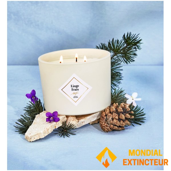 My Jolie Candle - Bougie bijou Les surprenantes linge frais