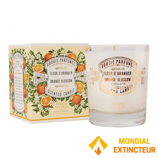 Panier des sens - Bougie parfumée  Absolues - Fleur d’Oranger 180g