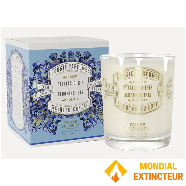 Panier des sens - Bougie parfumée Pétales d’Iris - 180 g