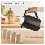 Moulinex - Bouilloire électrique Subito inox noir