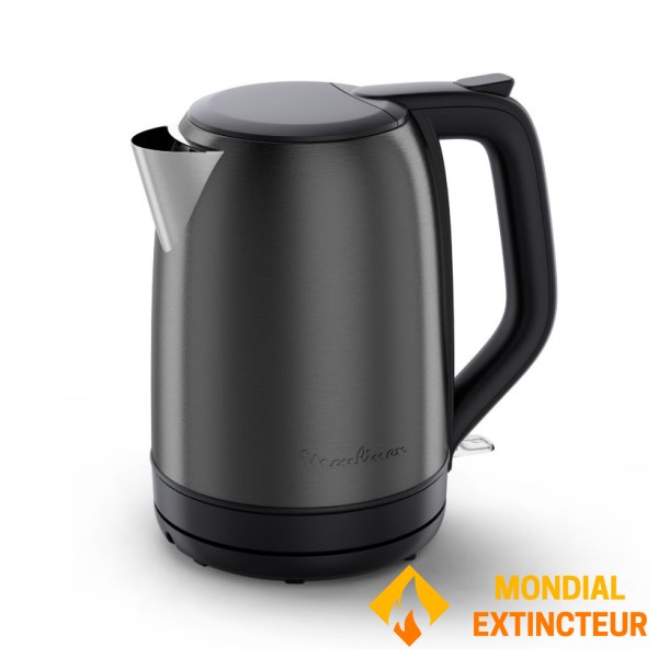 Moulinex - Bouilloire électrique Subito inox noir avec indicateur