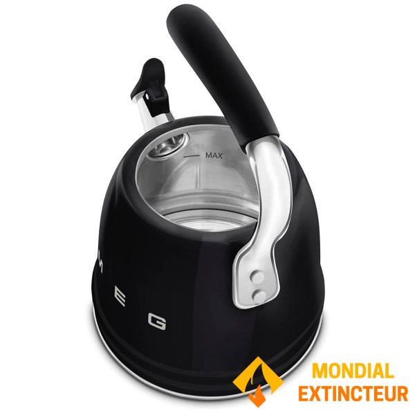 Smeg - Bouilloire Sifflante - Noir