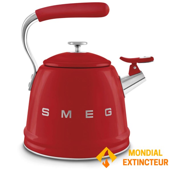 Smeg - Bouilloire Sifflante - Rouge