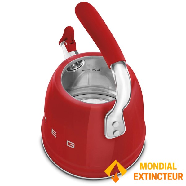 Smeg - Bouilloire Sifflante - Rouge