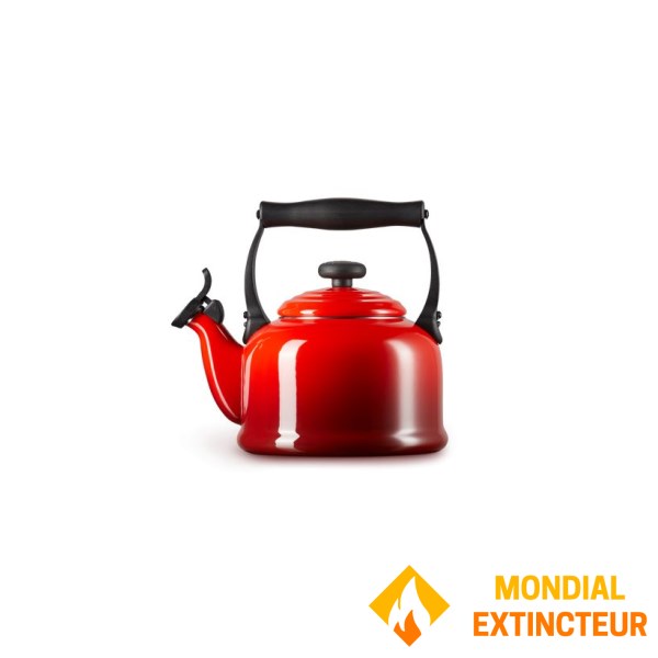 Le Creuset - Bouilloire sifflante Tradition 2,1L cerise