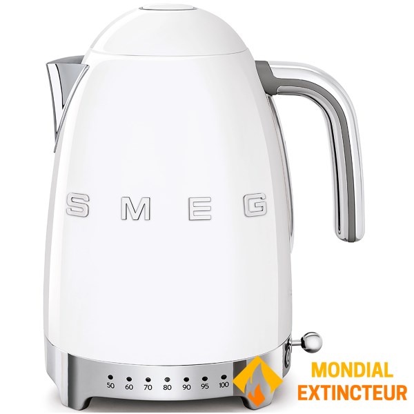 Smeg - Bouilloire thermostatée 1.7 L Années 50 - Blanc