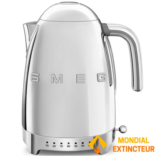 Smeg - Bouilloire thermostatée 1.7 L Années 50 - Chromé