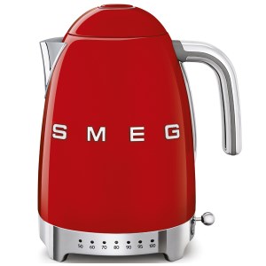 Smeg - Bouilloire thermostatée 1.7 L Années 50 - Rouge