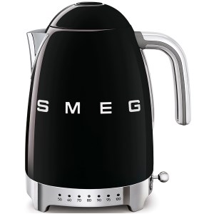 Smeg - Bouilloire thermostatée 1.7L Années 50 - Noir