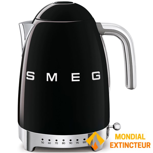 Smeg - Bouilloire thermostatée 1.7L Années 50 - Noir