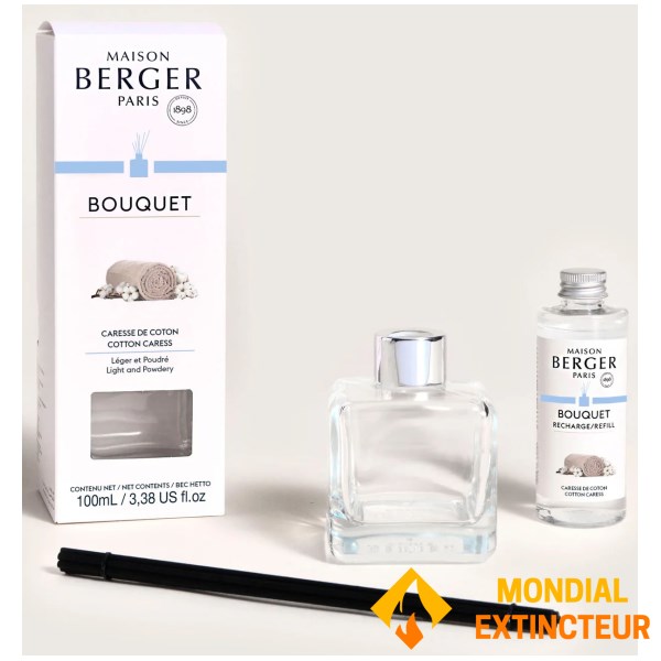 Lampe Berger - Bouquet parfumé Glaçon Caresse de Coton