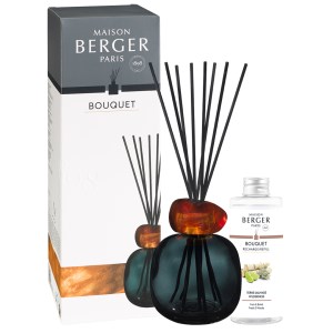 Lampe Berger - Bouquet parfumé Minérale Noir et Ambre Terre Sauvage