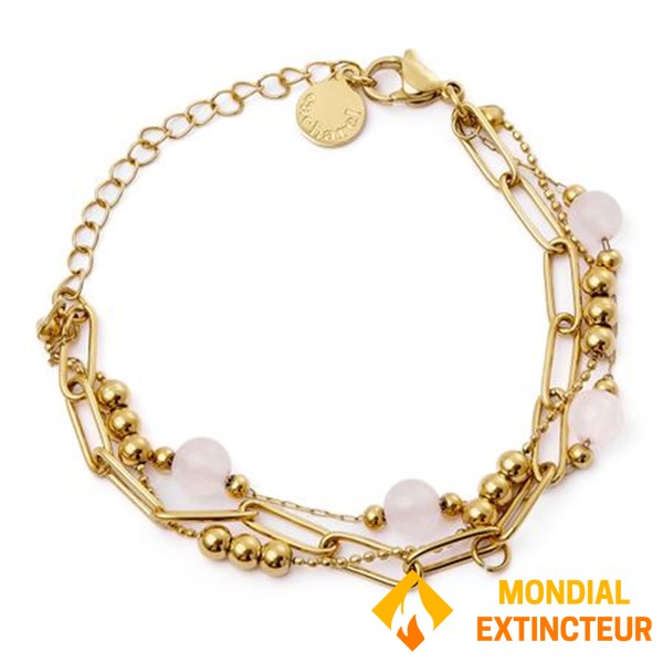 Cacharel - Bracelet Andrea Gold/pink