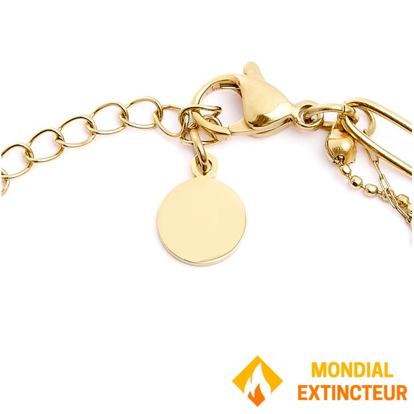 Cacharel - Bracelet Andrea vert/or