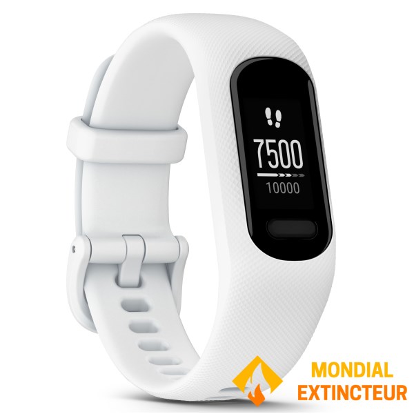 Garmin - Bracelet d’activité vivosmart 5, Blanc, S/M