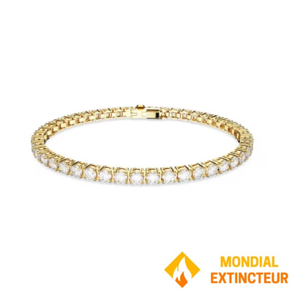 Swarovski - Bracelet Matrix Tennis placage or M