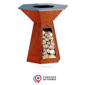 Hexagone - Braséro Festin Corten 105