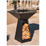 Hexagone - Braséro Festin Epoxy noir 105