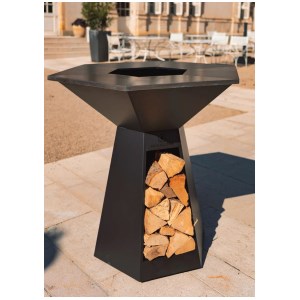 Hexagone - Braséro Festin Epoxy noir 105