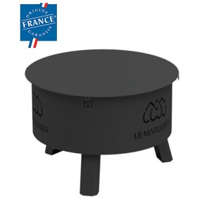 Le Marquier - Braséro Original noir ( Ø 60) avec couvercle