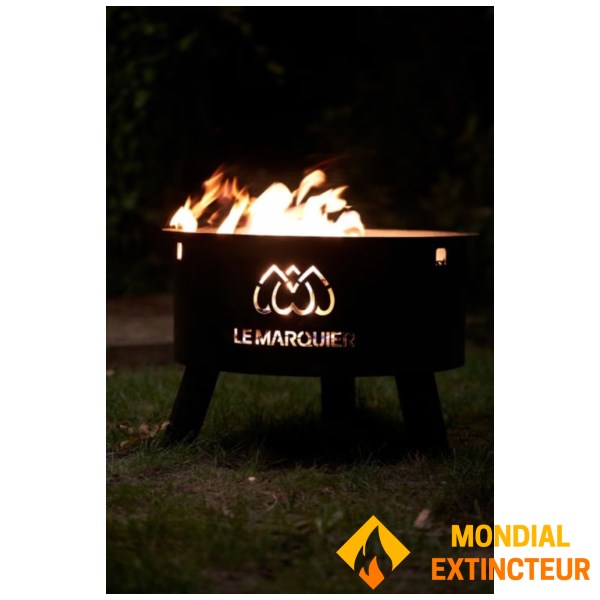 Le Marquier - Braséro Original noir ( Ø 60) avec couvercle