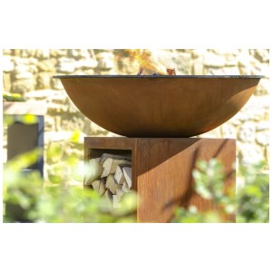 Quoco - Braséro Piatto Corten Ø84