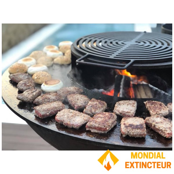 Quoco - Braséro Piatto Medium Corten Ø84