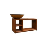 Quoco - Braséro Piatto Tavolo M Corten