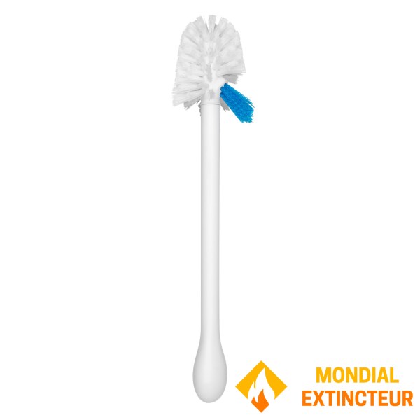 Oxo - Brosse à WC Avec nettoie-bord blanc