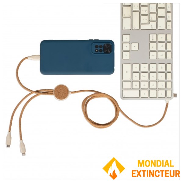 Livoo - Câble de charge Multi-embouts 3 en 1