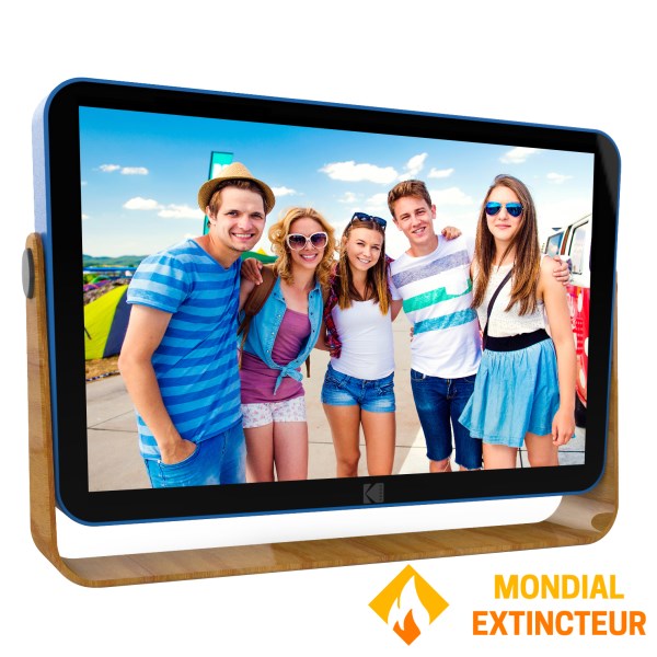 Kodak - Cadre photo numérique Wifi - Taille 10" - Coloris Bleu