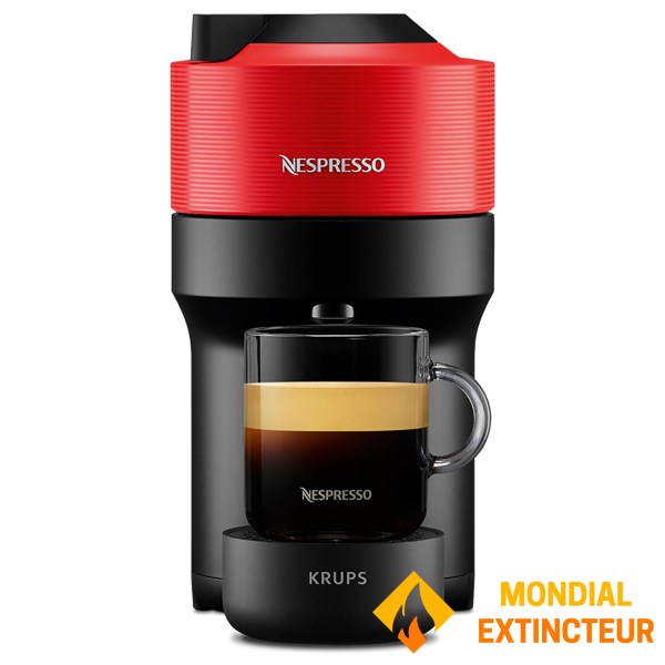 Krups - Cafetière à dosettes Vertuo POP rouge