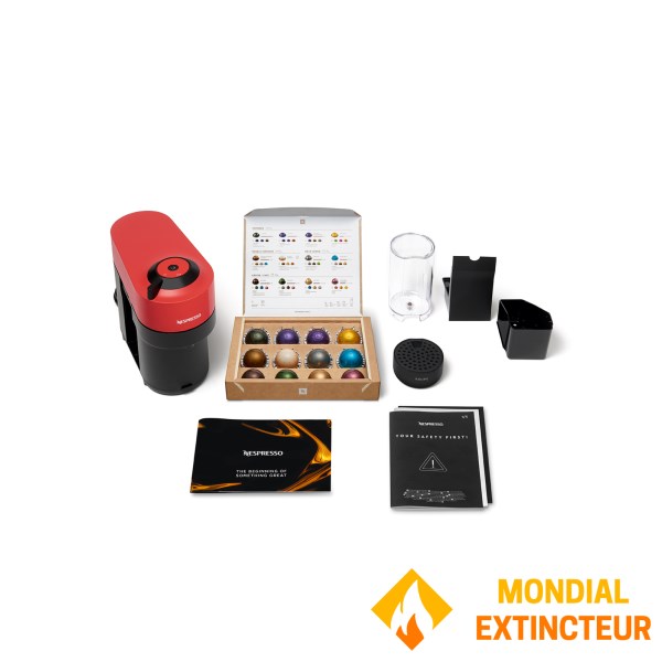 Krups - Cafetière à dosettes Vertuo POP rouge