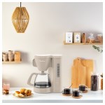 Moulinex - Cafetière électrique Morning Gris chaud