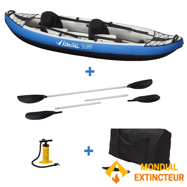 Kangui - Canoë kayak Gonflable bleu 310 cm