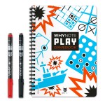 Whynote - Carnet de jeux Effaçable - A5 - 11 jeux