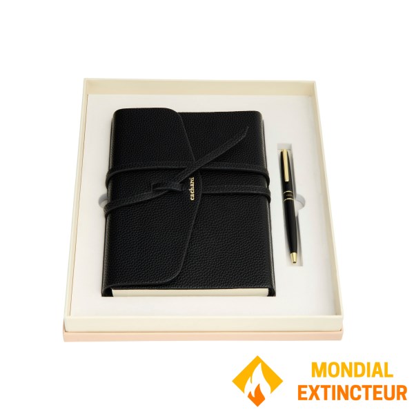 Cacharel - Carnet de notes Violette A5 noir